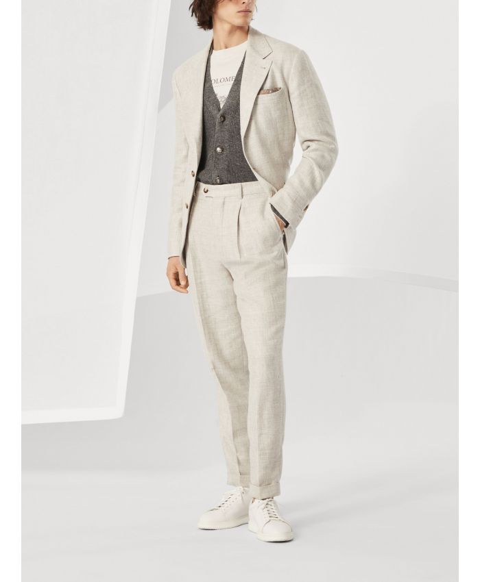 Brunello Cucinelli - cotton solomeo graphic print t-shirt