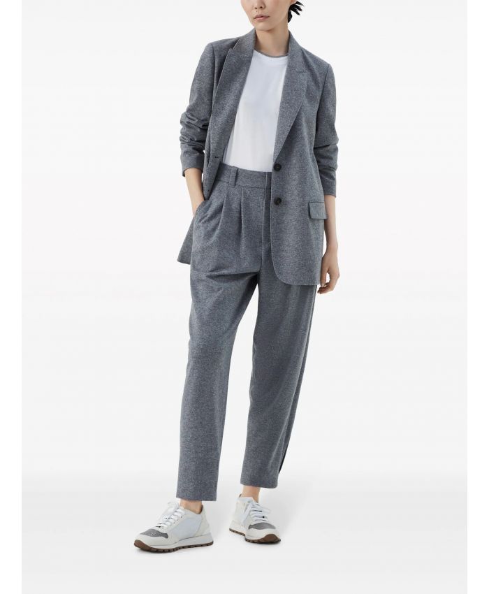 Brunello Cucinelli - contrast-trim T-shirt