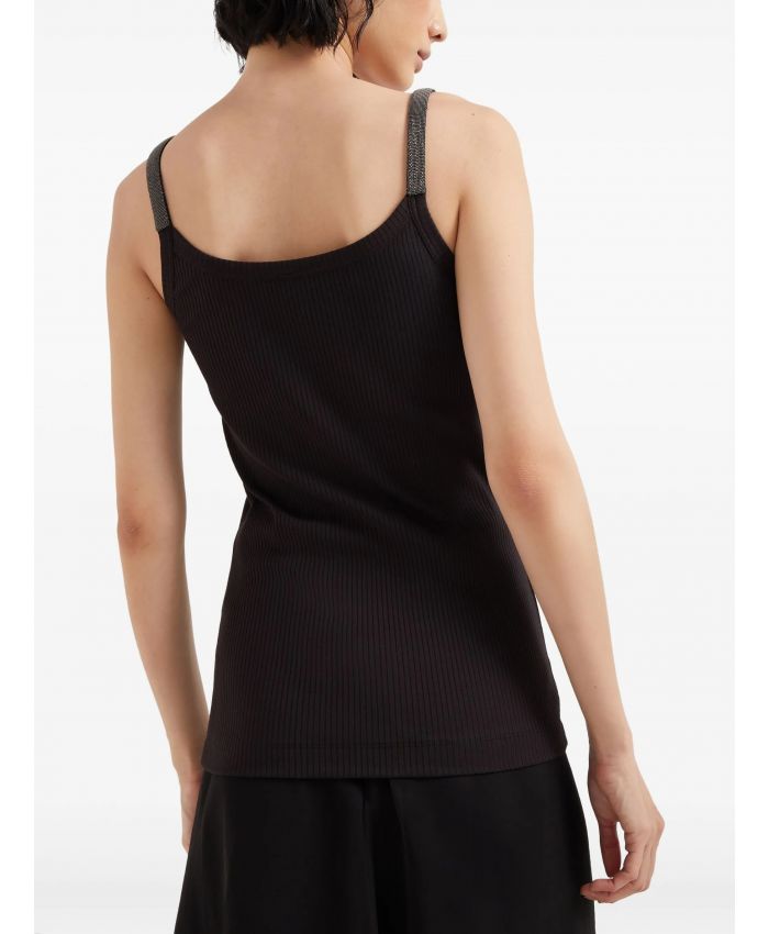 Brunello Cucinelli - Monili-trim tank top