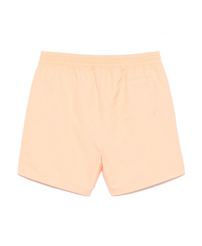 Brunello Cucinelli - logo-embroidered swim shorts