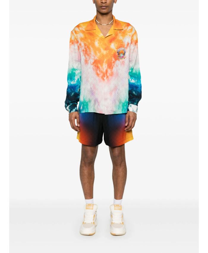 Casablanca - gradient silk shorts