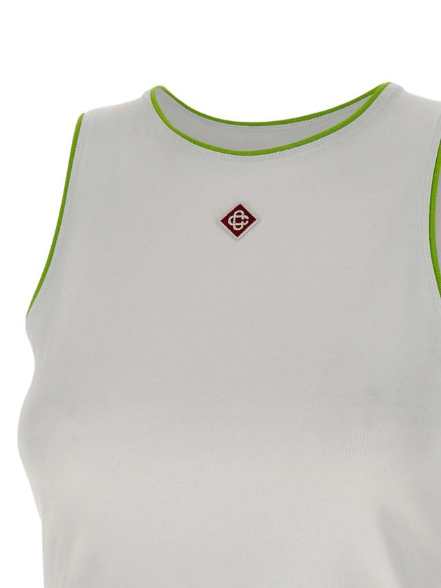 Casablanca - logo-patch tank top