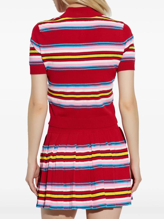 Casablanca - striped polo top