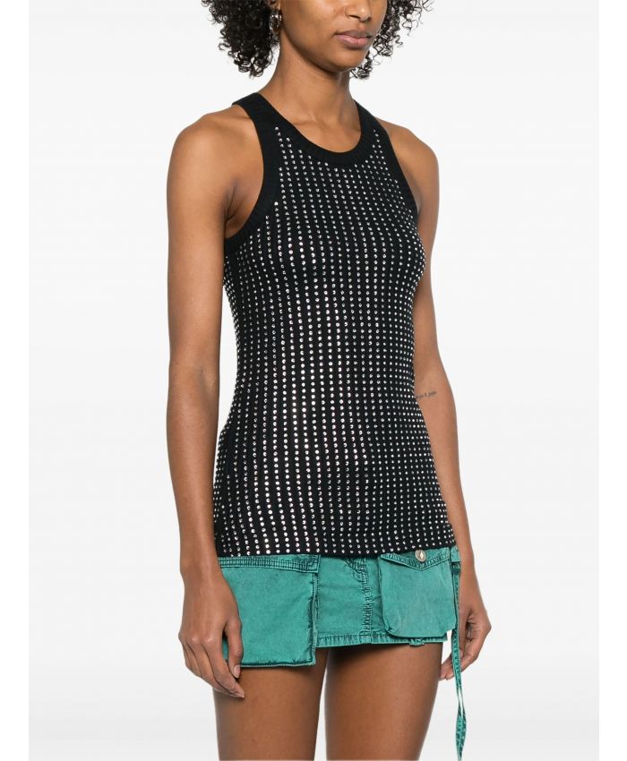 The Attico - crystal-embellished tank top