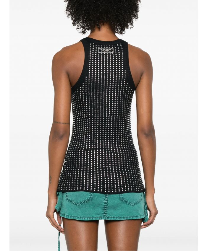 The Attico - crystal-embellished tank top