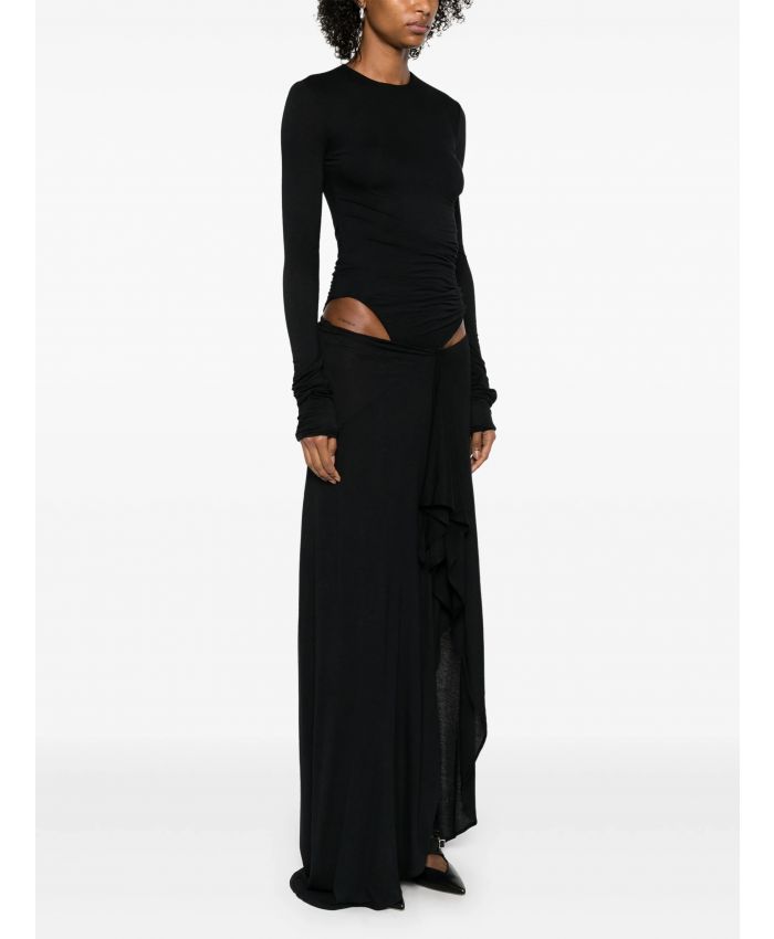 The Attico - cut out-detail maxi dress