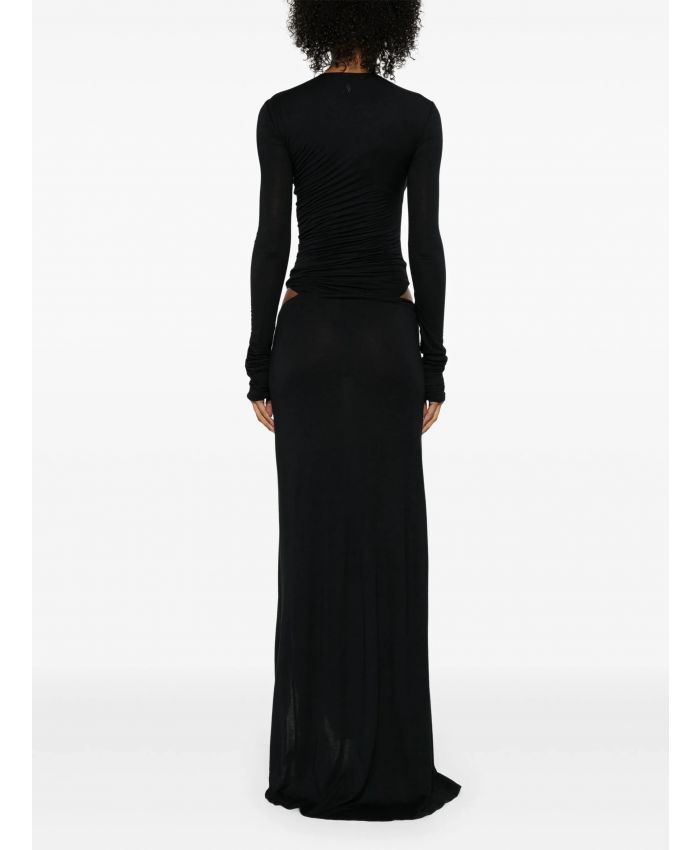 The Attico - cut out-detail maxi dress