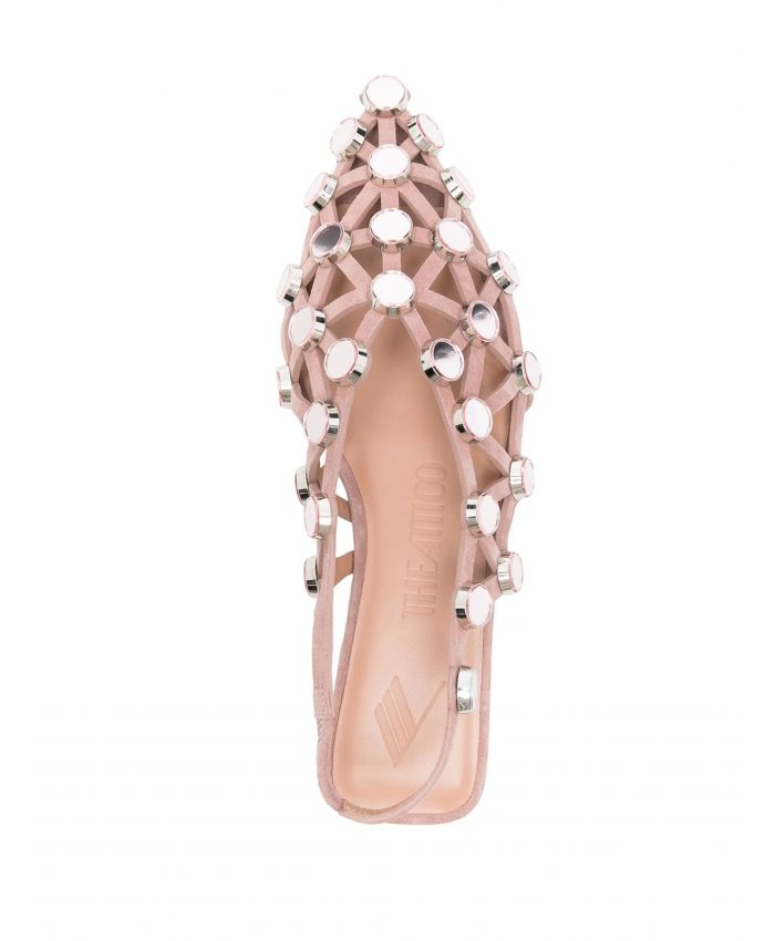 The Attico - 'grid' ballerina