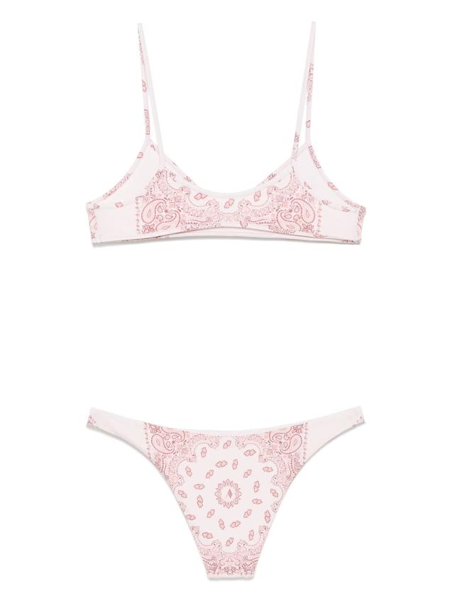 The Attico Beachwear - paisley-print bikini