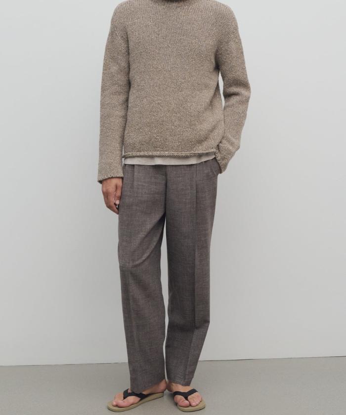 The Row - Silas Pant in Silk, Linen, and Virgin Wool