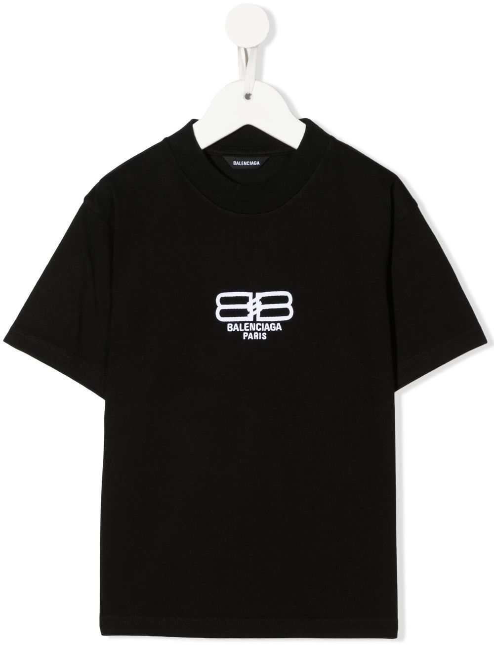 本命ギフト BALENCIAGA◇BB Tee/Tシャツ/M/コットン/GRY/541691