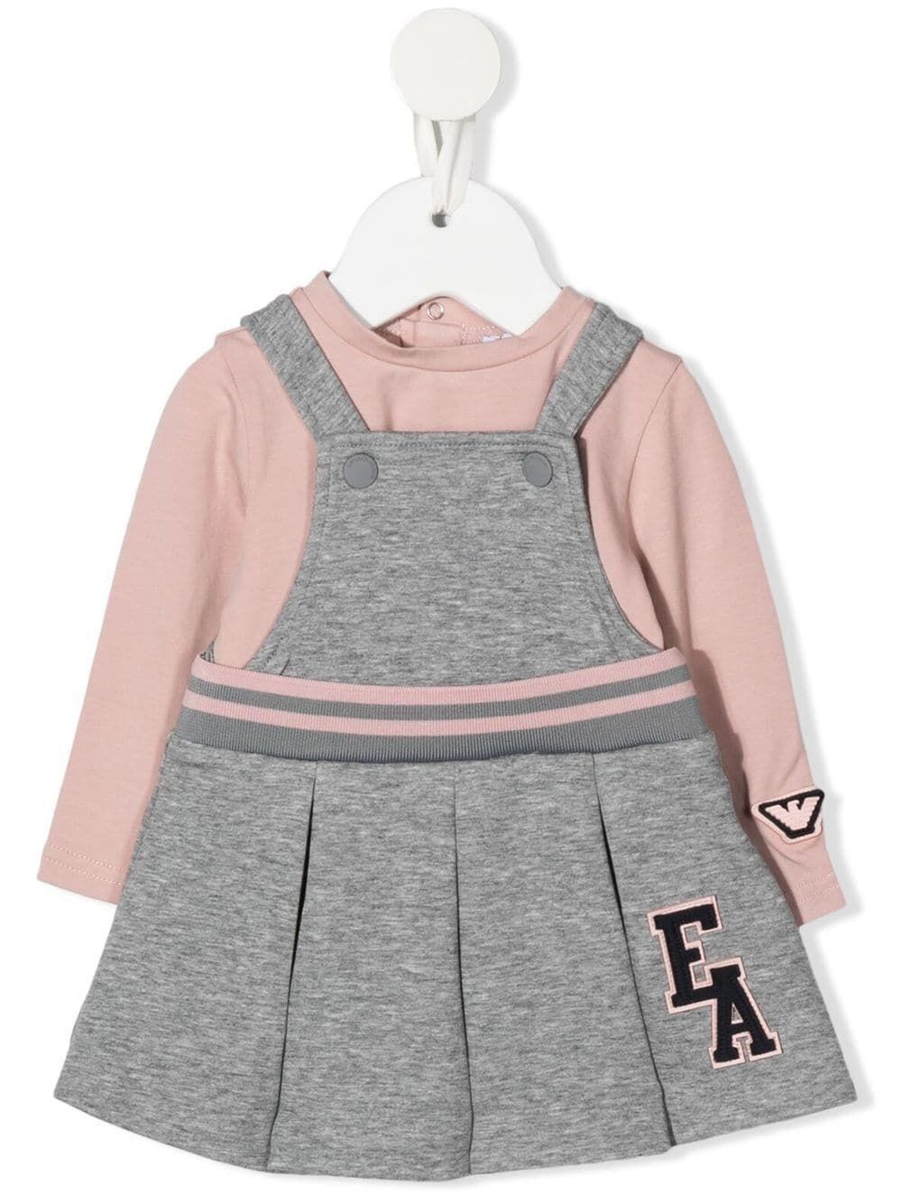 Buy Dresses Emporio Armani Kids logo-patch sweater dress (6LEV011JHSZ) |  Luxury online store First Boutique