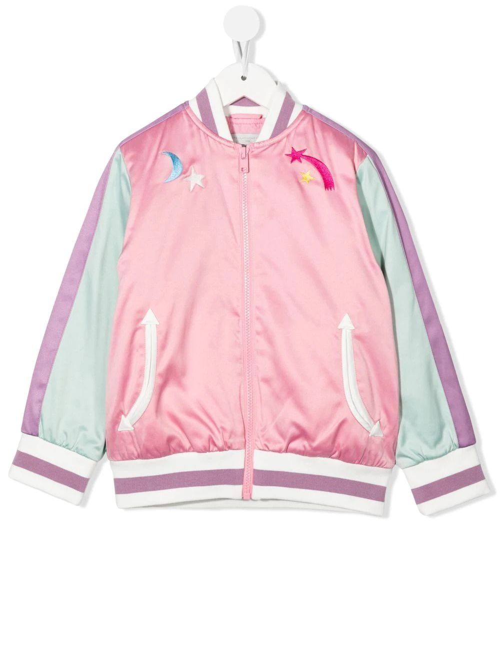 Buy Coats and jackets Stella McCartney Kids Rainbow-embroidered 