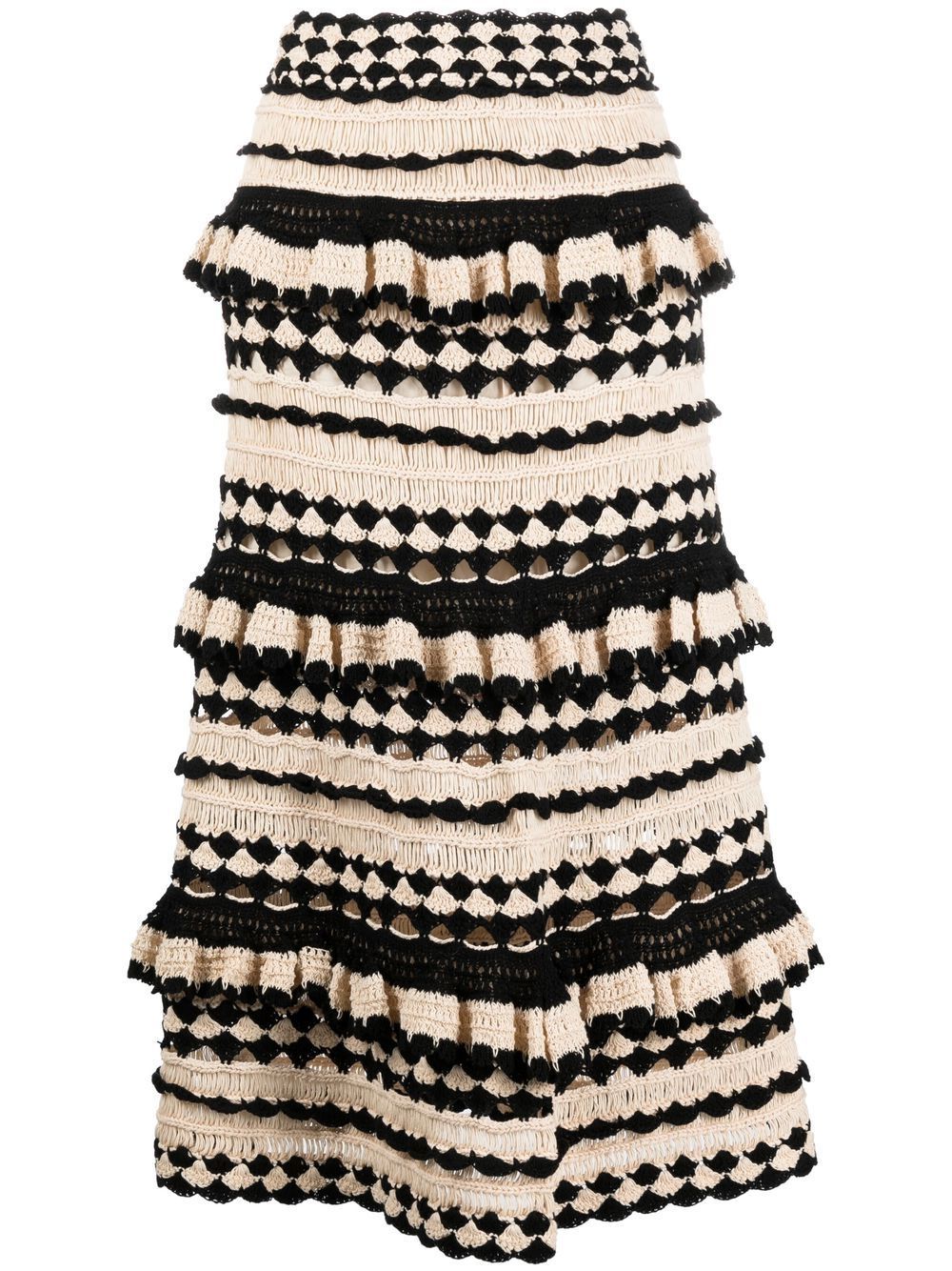 Buy Skirts Zimmermann Anneke crochet Luxury store skirt Boutique (3836SSS221) | online First midi
