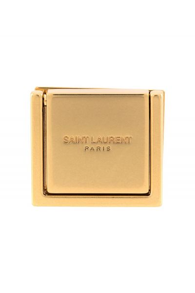 gold engraved-logo phone support ring