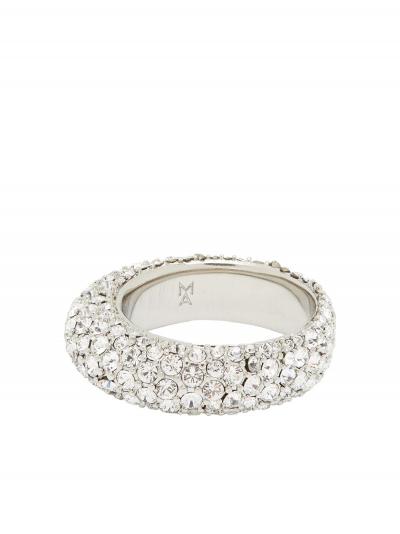 Cameron crystal-embellished ring silver