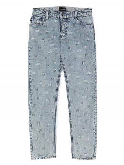 monogram straight-leg jeans