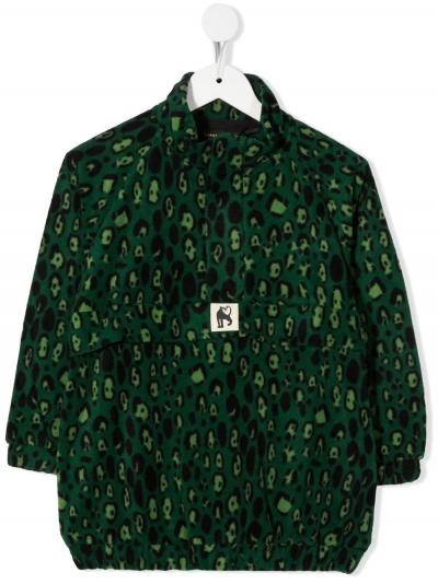 leopard print long-sleeve shirt