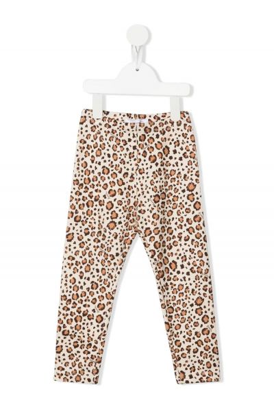 animal print casual trousers