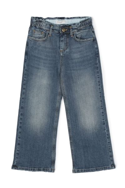 straight-leg cotton jeans