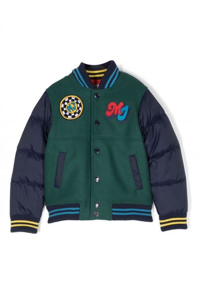 patch-detailed bomber jacket