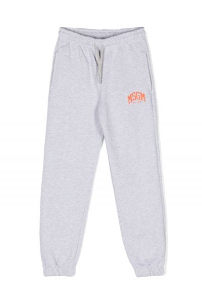 logo-print cotton track pants