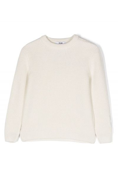 logo intarsia-knit jumper