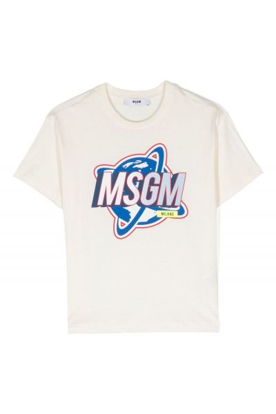 logo-print cotton T-shirt