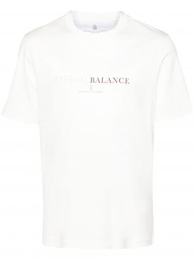 logo-print cotton T-shirt