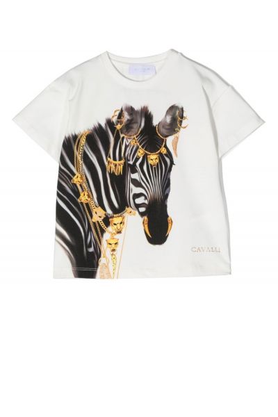 zebra-print T-Shirt