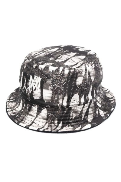 logo-embroidered reversible bucket hat