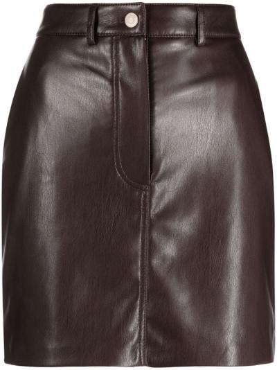 Okobor faux-leather miniskirt
