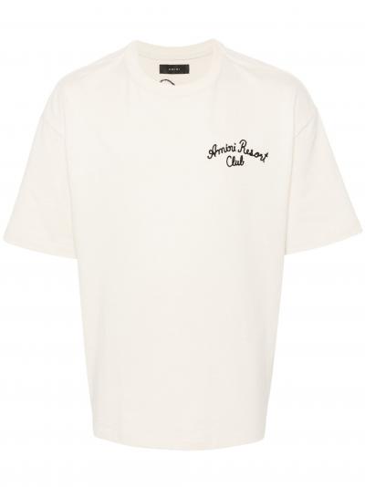 logo-embroidered cotton T-shirt