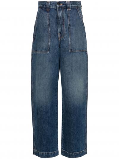Hewitt high-rise wide-leg jeans