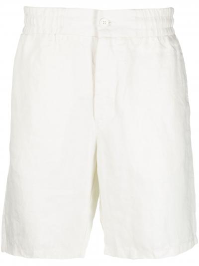 elasticated-waist shorts