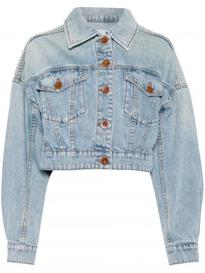 cropped denim jacket