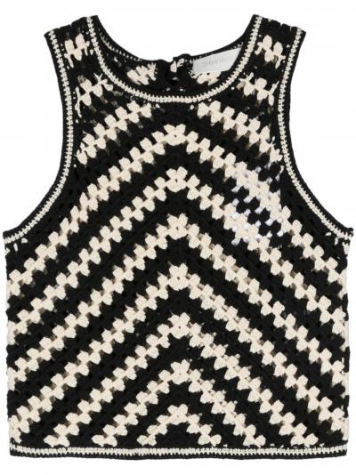 Halliday crochet tank top