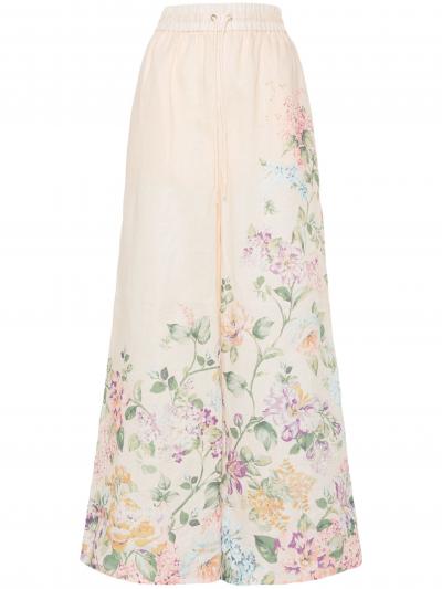 Halliday floral-print palazzo trousers