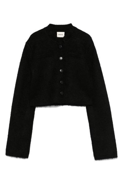 silk-blend cardigan