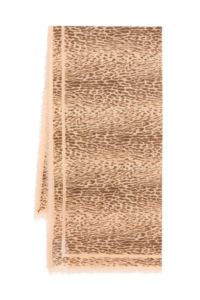 leopard-print cotton pareo