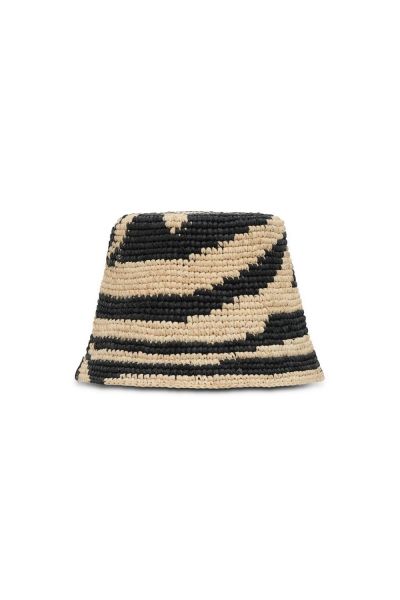 Raffia bucket hat