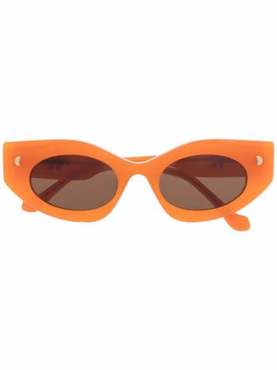 cat-eye oversized frame sunglasses