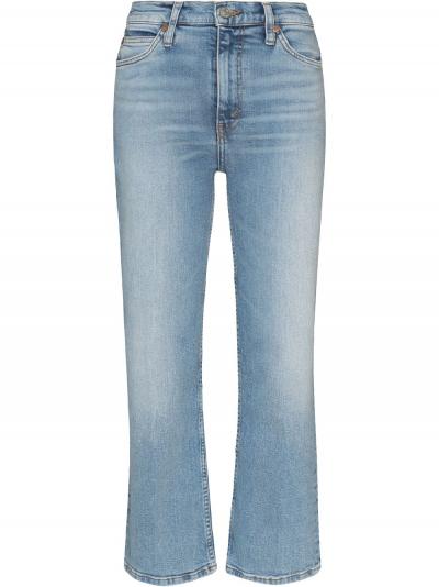 '70s cropped straight-leg jeans