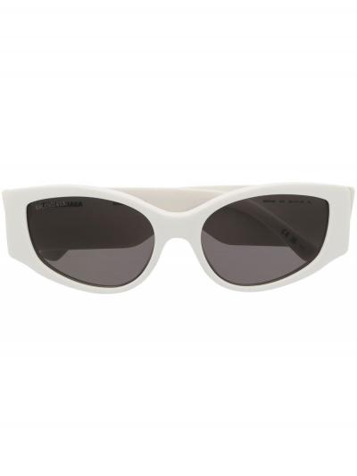 logo-print tinted-lenses sunglasses