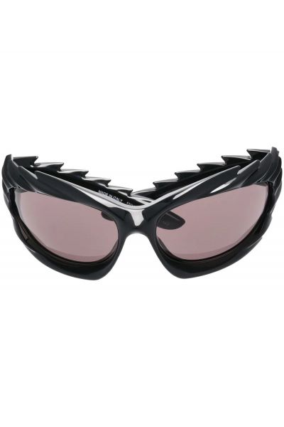 Spike biker-style sunglasses