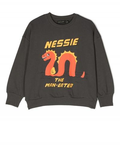 Nessie print cotton sweatshirt