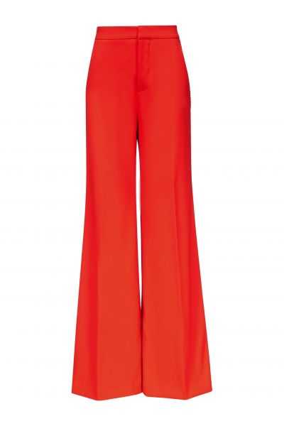 crystal-embellished palazzo trousers