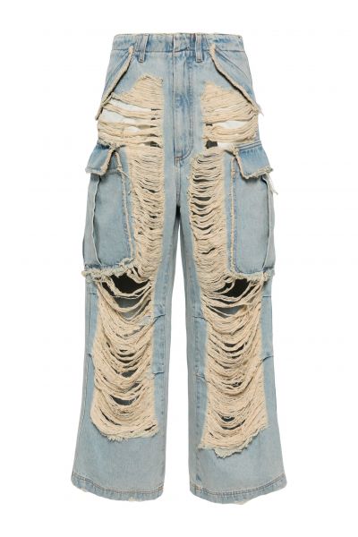 Vivi wide-leg cargo jeans
