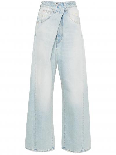 Ines low-rise wide-leg jeans