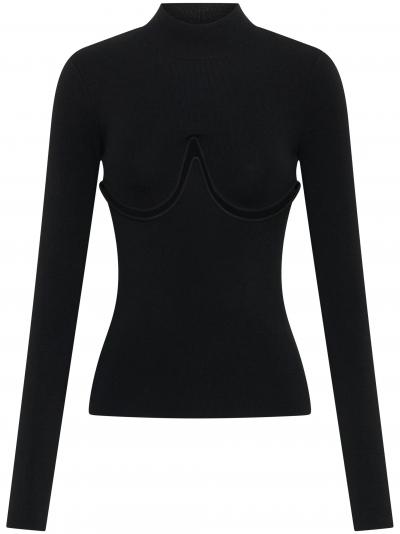 underwire cut-out jumper